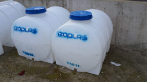 750 Liter Polythene Horizontal Water Tanks